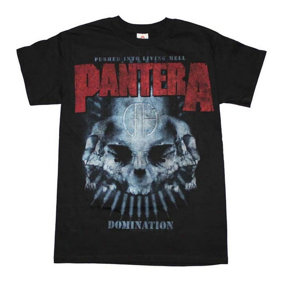 Pantera Men's Domination Distressed T-Shirt Large | Officially Licensed Merchandise