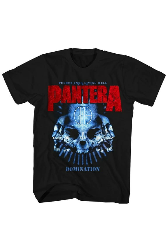 Pantera Men's Domination Distressed T-Shirt X-Large | Officially Licensed Merchandise