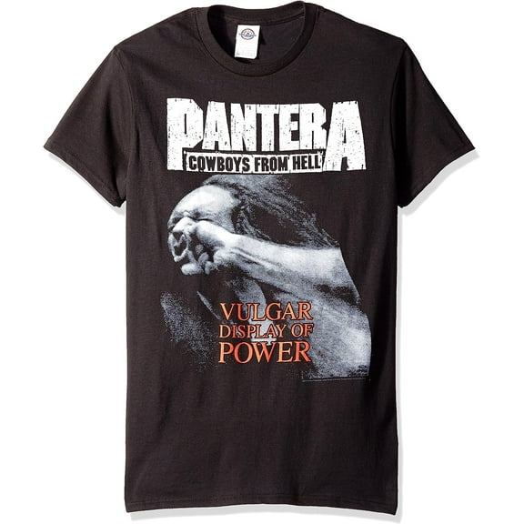 Pantera Men's Vulgar Display Of Power Stronger T-Shirt Medium Black | Officially Licensed Merchandise