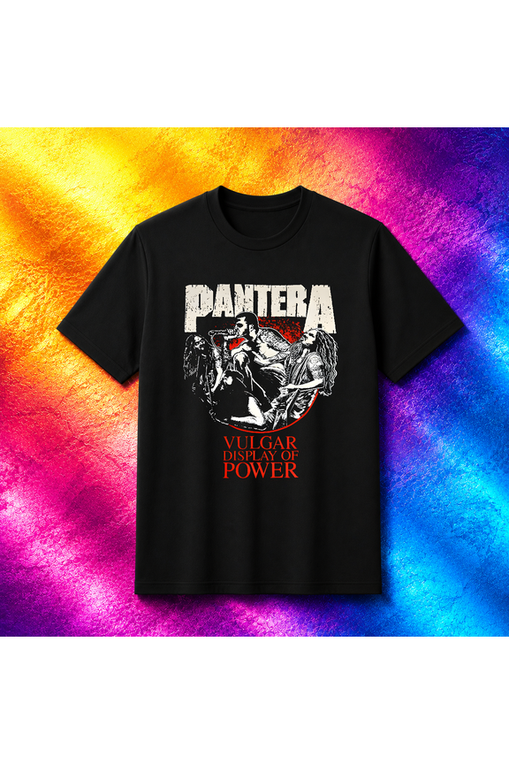 Pantera Power Groove Heavy Metal Rock Band Logo Graphic Print Unisex T-Shirt V70368, S-5XL