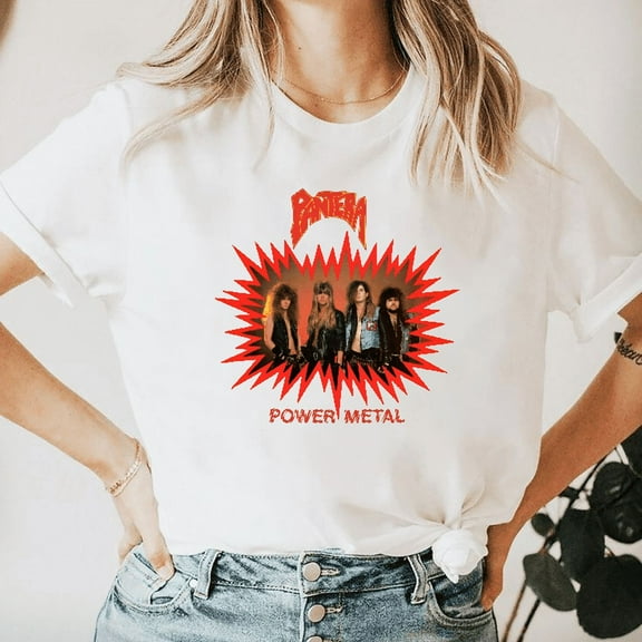 Pantera Power Metal 1988 Album Cover Metal Band Fan Art Unisex T-shirt, for men & women, up to size 5XL