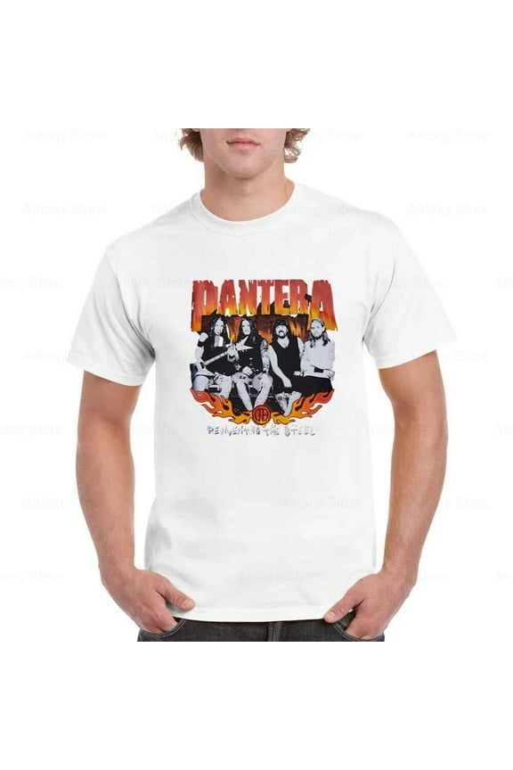 Pantera Reinventing The Steel Flames T-shirt unisex up to 5XL