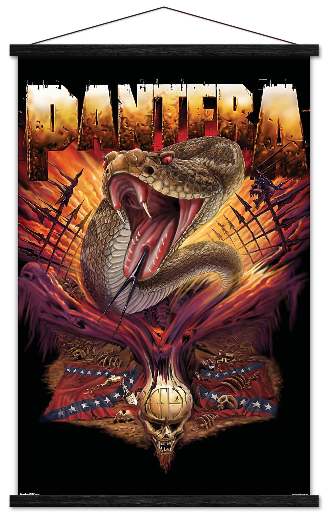 パンテラ 全メンバー直筆サイン入り色紙 ポストカード PANTERA Trends International Pantera - Serpent Wall Poster 14.725