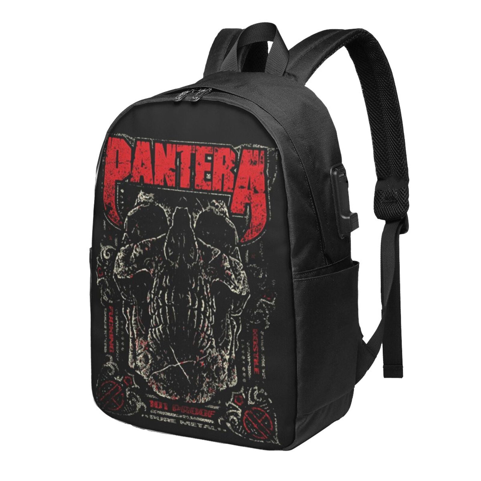 Pantera Skull Logo Backpack Fashion Travel Backpack Laptop Backpack 17 ...