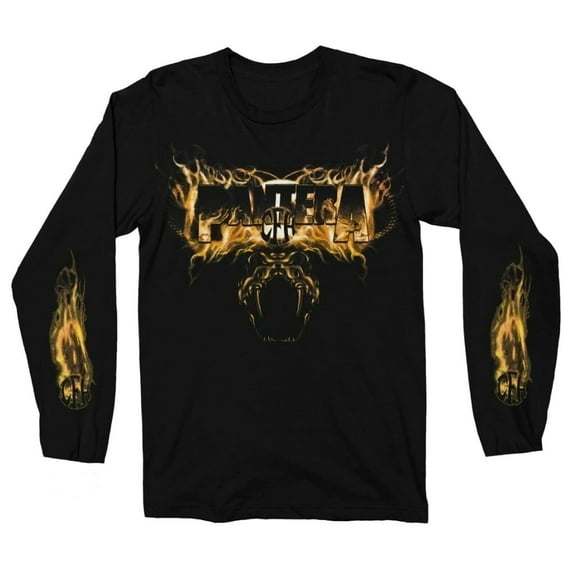 Pantera - Snake in Flames Mens Long Sleeve T Shirt