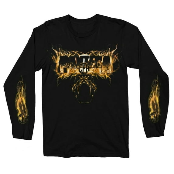 Pantera - Snake in Flames Mens Long Sleeve T Shirt