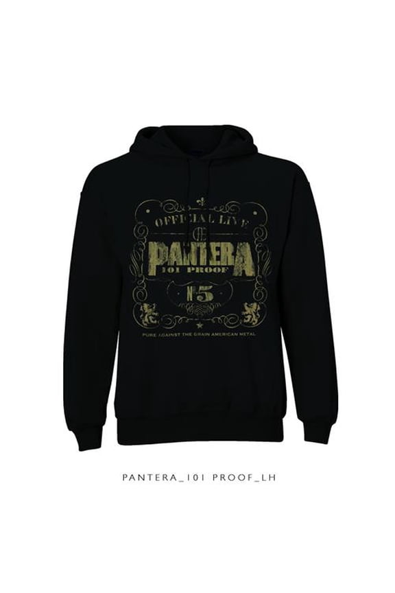 Pantera Unisex Pullover Hoodie Sweatshirt 101 Proof (Large)