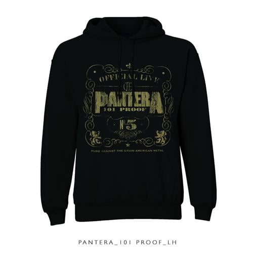 Pantera Unisex Pullover Hoodie Sweatshirt 101 Proof (Small)