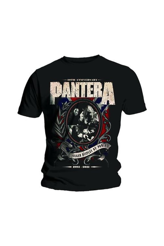Pantera Unisex T-Shirt Anniversary Shield (Small)