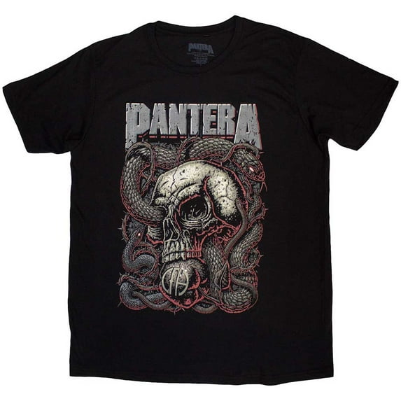 Pantera Unisex T-Shirt Serpent Skull (Small)