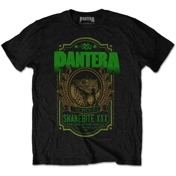 Pantera Unisex T-Shirt Snakebite XXX Label (XX-Large)