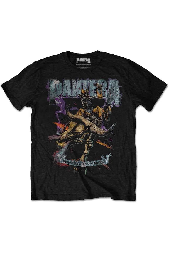 Pantera Unisex T-Shirt Vintage Rider (Large)