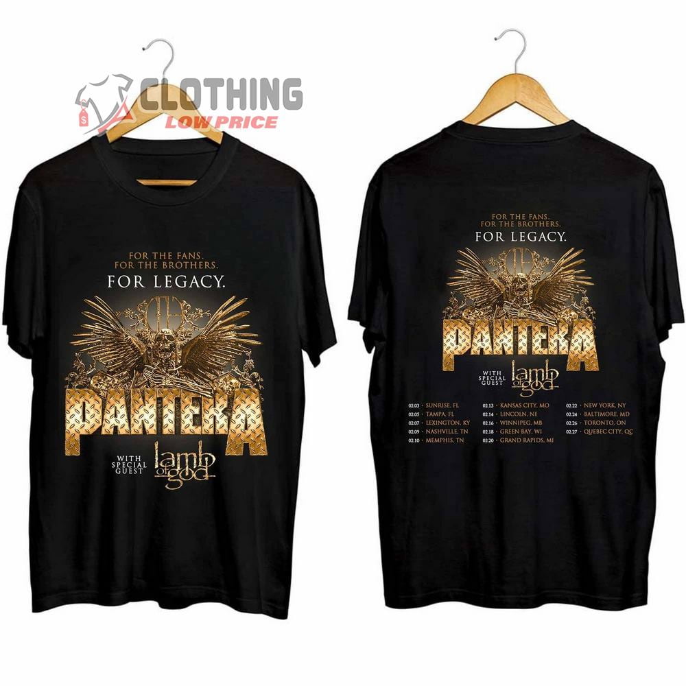 Pantera With Lamp Of God Tour 2025, For The Fans For The Brothers For