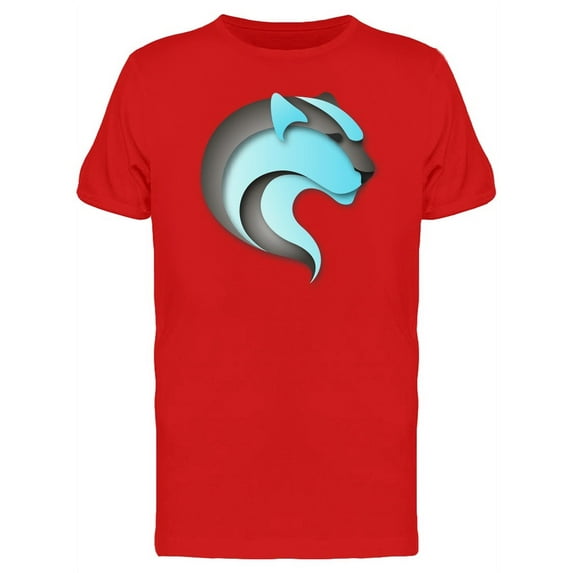 Panther Bicolor Logo T-Shirt Men -Image by Shutterstock, Male Large