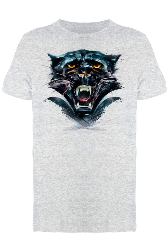 Panther Face Portrait Tee Men's -Image by Shutterstock