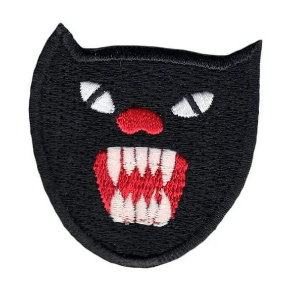 Panther Head Embroidered Iron On Patch