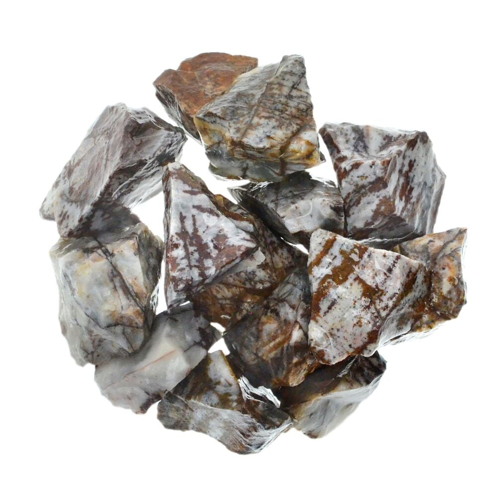 Panther Jasper Rough Rocks for Tumbling for Dispelling Fear and