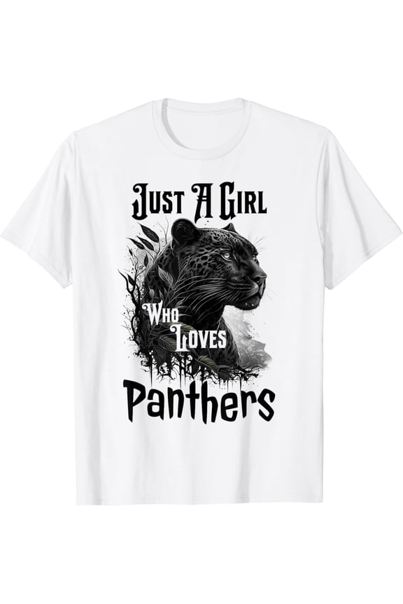 Panther Leopard Big Cat Lover Graphic T-Shirt