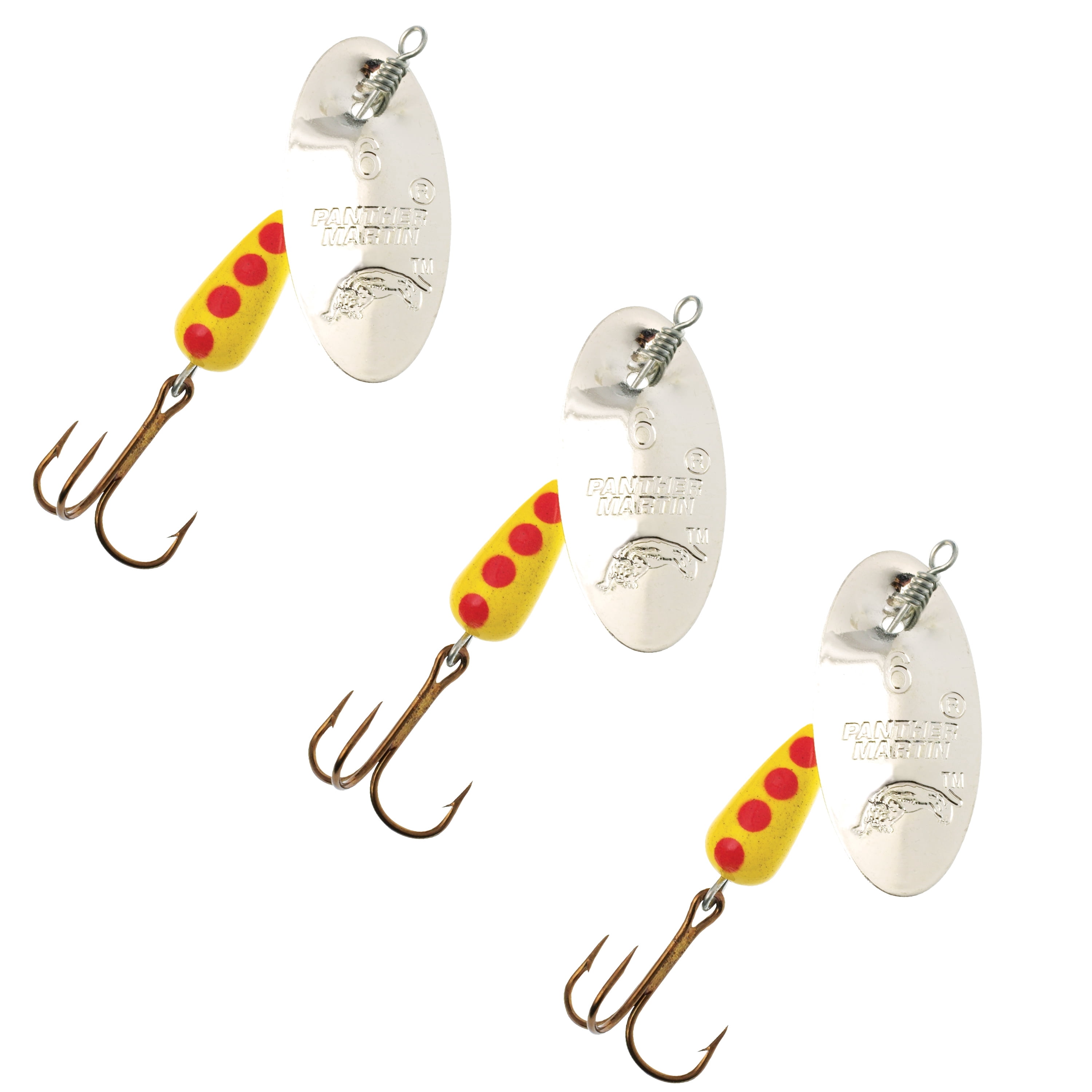 Panther Martin 3PKPMR_4_S Classic Regular Teardrop Spinners 3 