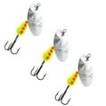 thumbnail image 1 of Panther Martin 3PKPMR_4_SCO Classic Regular Teardrop Spinners 3 Fishing Lures - Pack of 3 - Silver/Chartreuse/Orange - 4 (1/8 oz), 1 of 6