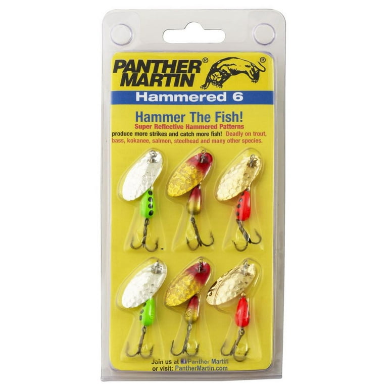 Panther Martin BE6 Best Of The East Spinner Kit, #1/#2, Assorted, 6/Pa