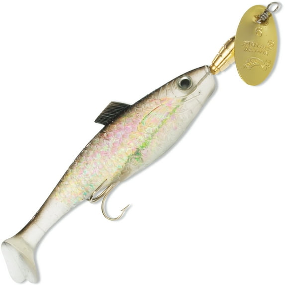 Panther Martin MNH_0_SSG Vivif Style Spinner Minnows Fishing Spinner Lure - Gold/Holo SuperSilver - 0 (1/8 oz)