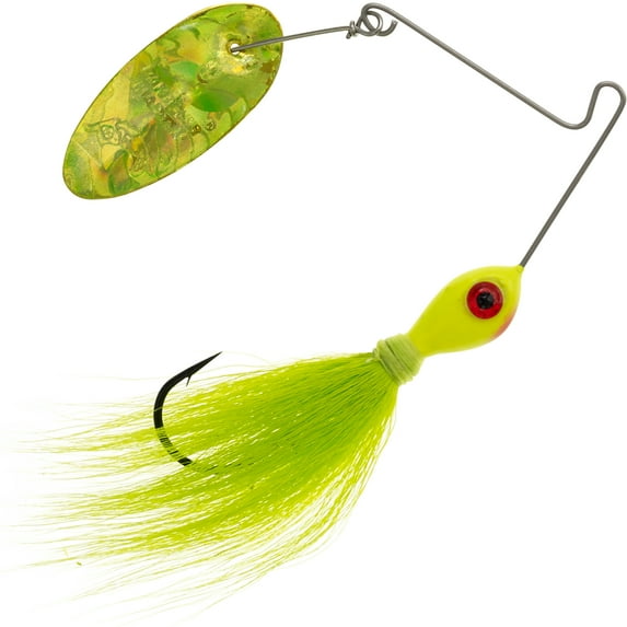 Panther Martin PMBBJ_15L_CH Bearded Banshee Bass Spinner Fishing Lure - Chartreuse - 15L (3/8 Oz)