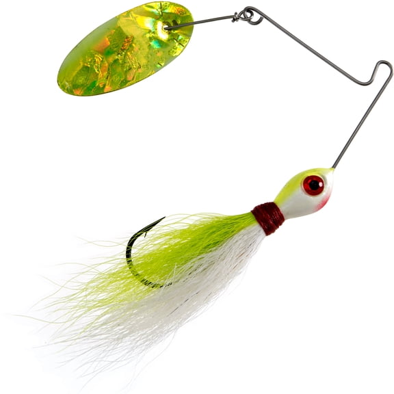 Panther Martin PMBBJ_15L_CWH Bearded Banshee Bass Spinner Fishing Lure - Chartreuse White Holo - 15L (3/8 Oz)