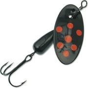 Panther Martin PMBFL_2_ Spotted Teardrop Spinners Fishing Lure - Black Flourescent - 2 (1/16 oz)