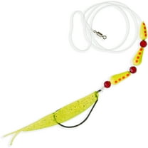 Panther Martin PMFTR_1FT_CHO Fluke Train Swimbaits & Rigs Fishing Lure - Chartreuse/Orange Dots - 1FT (5/8 oz)