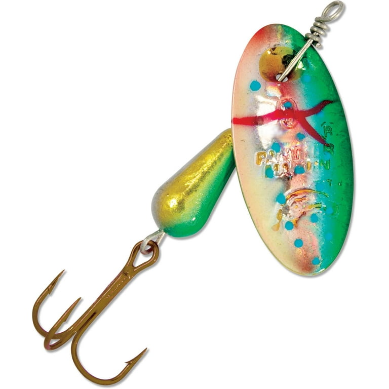 Panther Martin PMH_4_SPB Classic Holographic Spinners Fishing Lure -  Spotted Blue Holographic - 4 (1/8 oz)