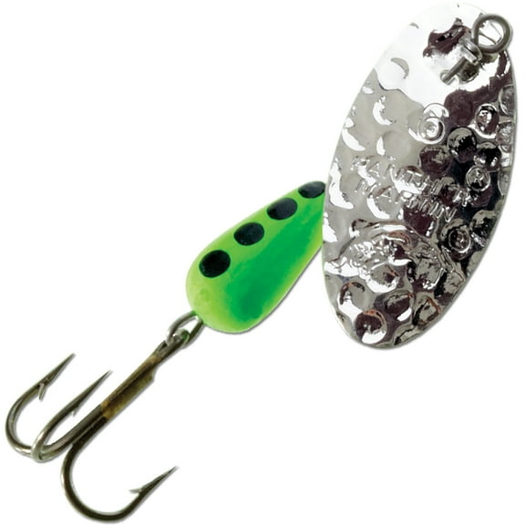 Panther Martin PMHM_4_HS Hammered Regular Spinners Fishing Lure - Hammered Silver - 4 (1/8 oz)