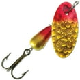 thumbnail image 1 of Panther Martin PMHM_6_HYR Hammered Regular Spinners Fishing Lure - Hammered Yellow/Red - 6 (1/4 oz), 1 of 6