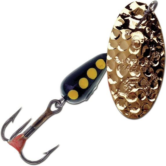 Panther Martin PMHMHS_1_HGA Hammered Scented Fishing Lures - Hammered Gold Anise - 1 (1/32 oz)