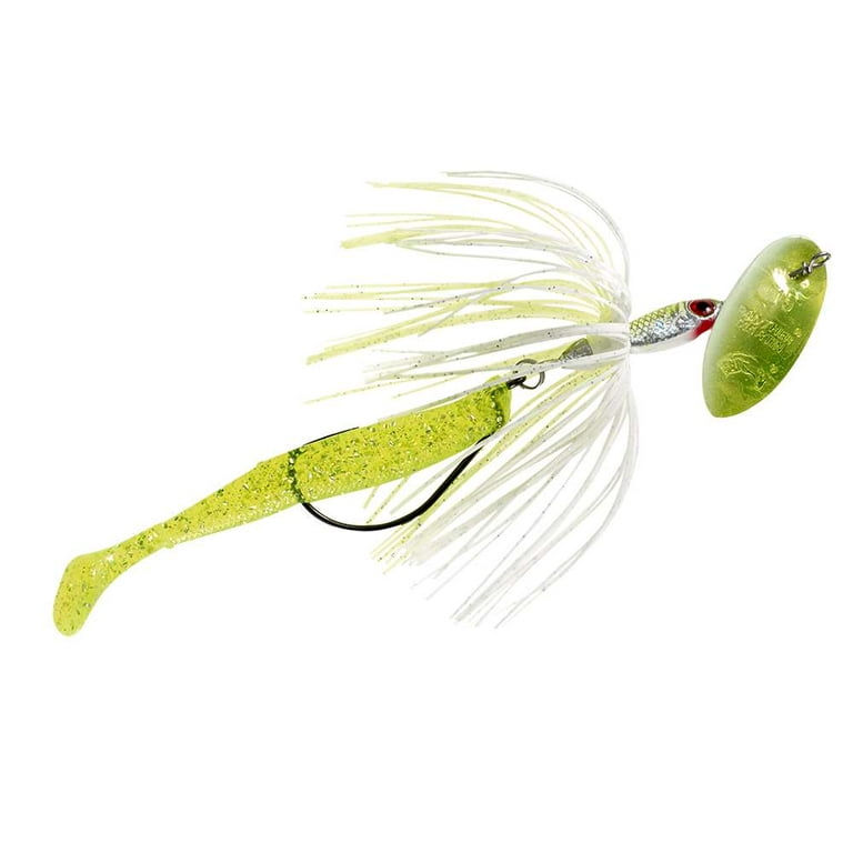 Panther Martin PMHR_9WR_CWH HulaRunner Saltwater & Freshwater Fishing  Spinning Lure - Chartreuse White Holo - 9WR (3/8 oz) 