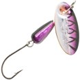thumbnail image 1 of Panther Martin PMHSH_2_TPW Single Hooks Teardrop Spinners Fishing Lure - Tiger Purple/White - 2 (1/16 oz), 1 of 3