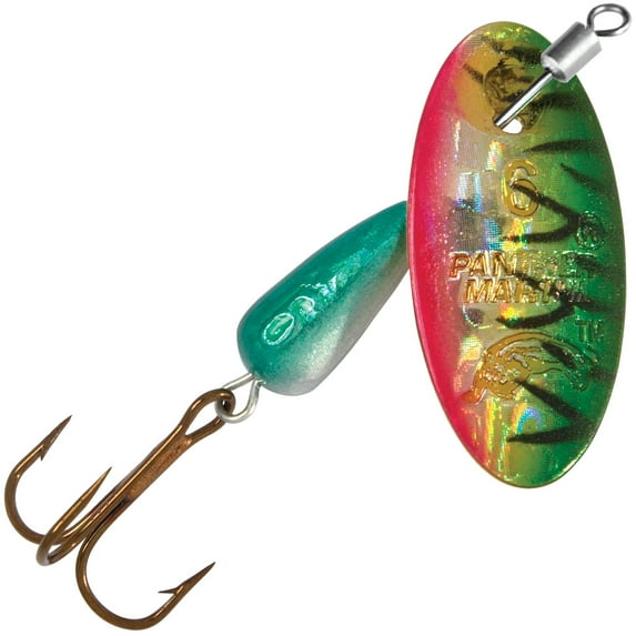 Panther Martin PMISH_2_TGR InLine SWIVEL Holographic Spinners Fishing Lure - Tiger Green Holographic - 2 (1/16 oz)