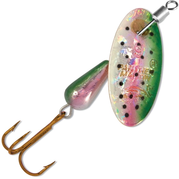 Panther Martin PMISH_4_RTH InLine SWIVEL Holographic Spinners Fishing Lure - Rainbow Trout Holographic - 4 (1/8 oz)