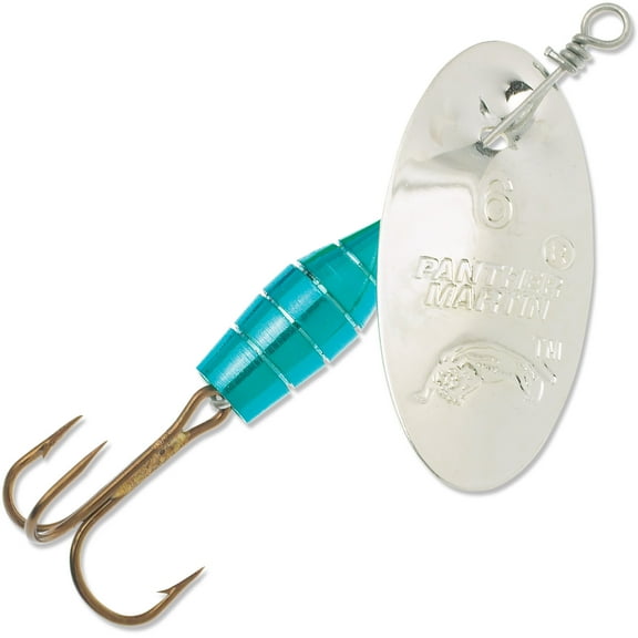 Panther Martin PMMB_15_S Metallic Deluxe Barrel Body Spinners Fishing Lure - Silver - 15 (1/2 oz)