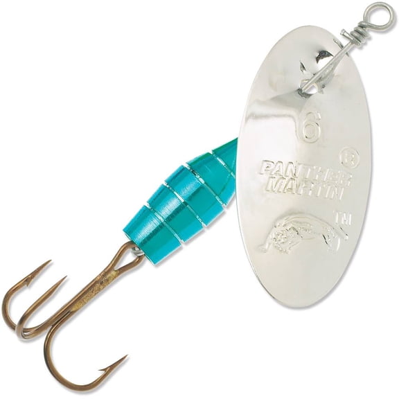 Panther Martin Metallic Deluxe Silver 3/8 oz Inline Spinner (PMMB 9 S)