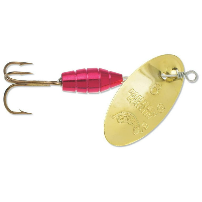 Panther Martin PMMR_2_G Metallic Deluxe Barrel Body Spinners Fishing Lure -  Gold - 2 (1/16 oz)