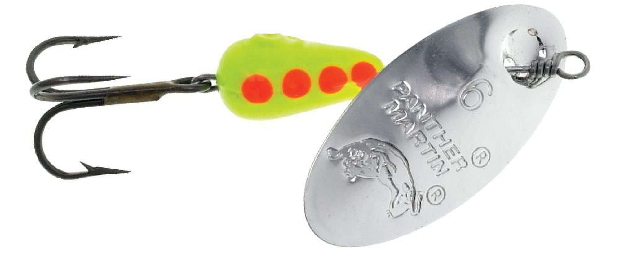 Panther Martin PMR_1_S Classic Regular Teardrop Spinners Fishing Lure -  Silver - 1 (1/32 oz) 
