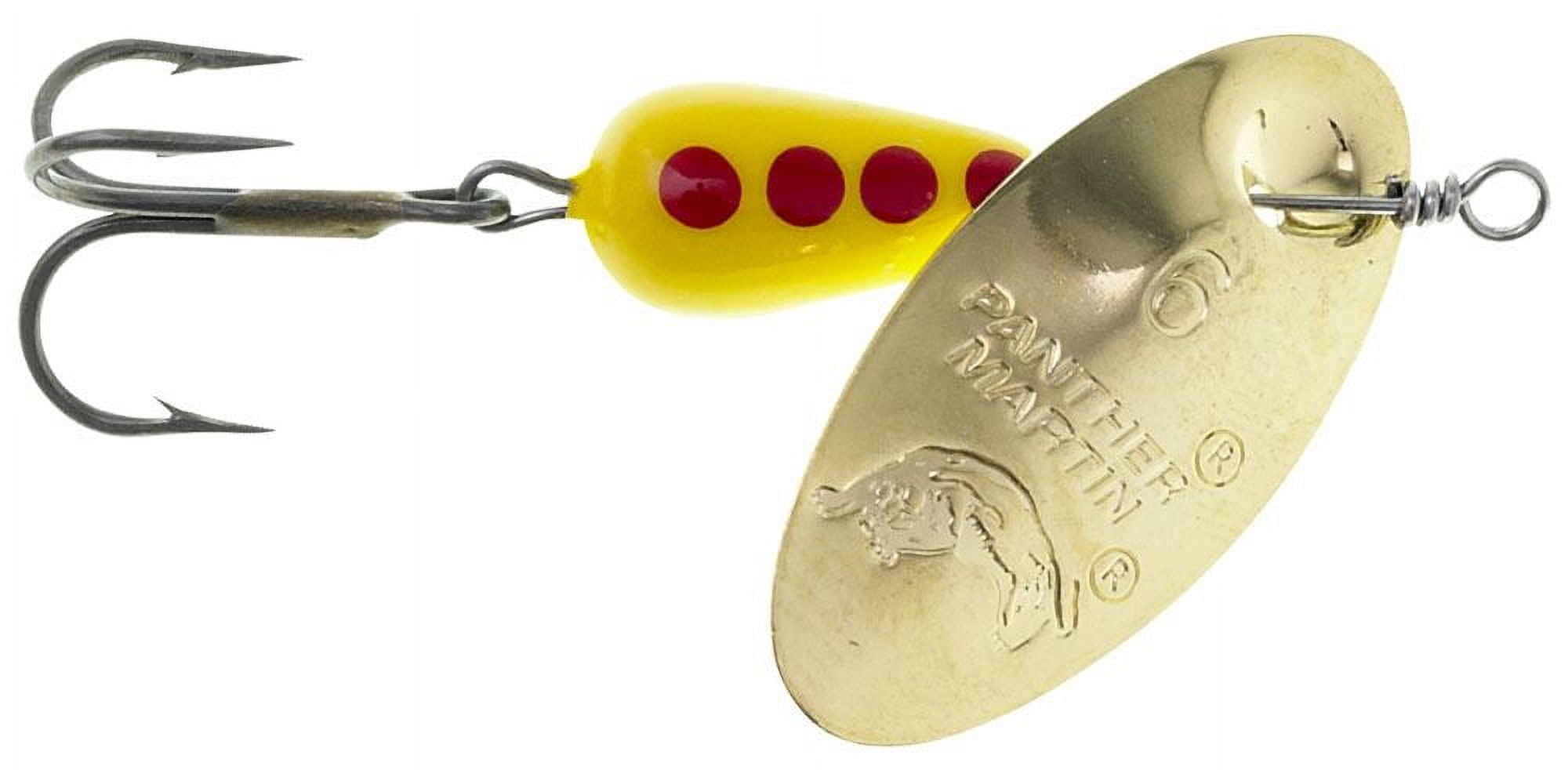 Panther Martin PMR_6_G Classic Regular Teardrop Spinners Fishing Lure - Gold  - 6 (1/4 oz) 