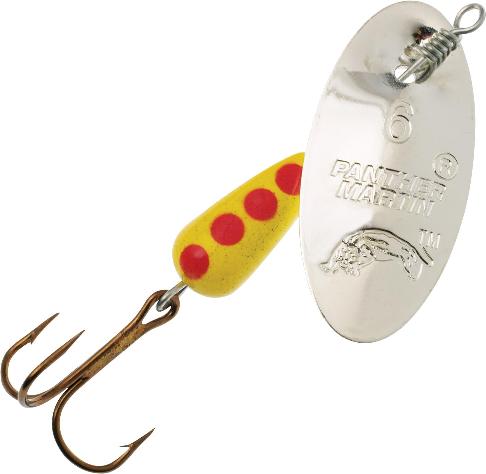 Panther Martin PMR_9_S Classic Regular Teardrop Spinners Fishing Lure -  Silver - 9 (3/8 oz) 