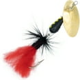 thumbnail image 1 of Panther Martin PMRFSH_6_GBK Single Hook Fly Teardrop Spinners Fishing Lure - Single Hook Gold/Black - 6 (1/4 oz.), 1 of 2