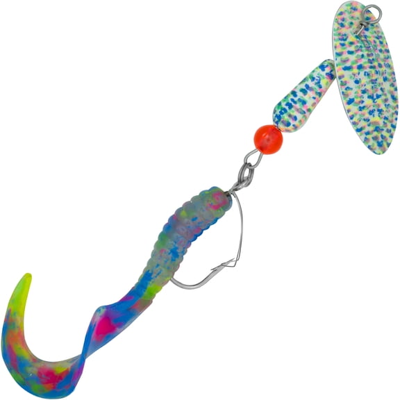 Panther Martin PMSDUV_6_GLRB FishSeeUV SpikeADelic Saltwater/Freshwater Fishing Lure - Glow Rainbow - 6 (5/16 oz.)