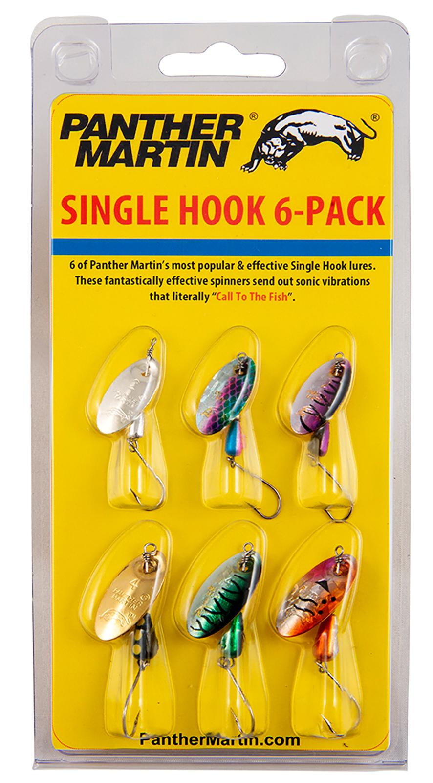 Panther Martin PMSH6 PMSH6 Single Hook Six Pack
