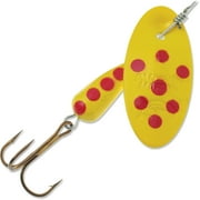 Panther Martin PMSP_6_Y Spotted Teardrop Spinners Fishing Lure - Yellow - 6 (1/4 oz)