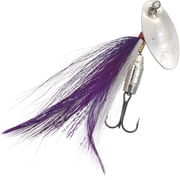 Panther Martin PMSS_15_SPW Barrel Body SonicStreamer Spinners Fishing Lure - Silver/Purple/White - 15 1/2 oz