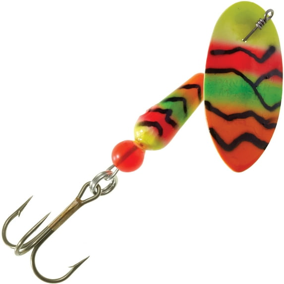 Panther Martin PMSSTUV_12_CLO FishSeeUV Salmon & Steelhead Fishing Spinning Lure - Chartreuse/Lime/Orange - 12 (7/16 oz)